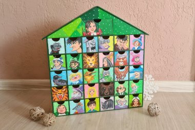 Новогодний адвент-календарь своими руками