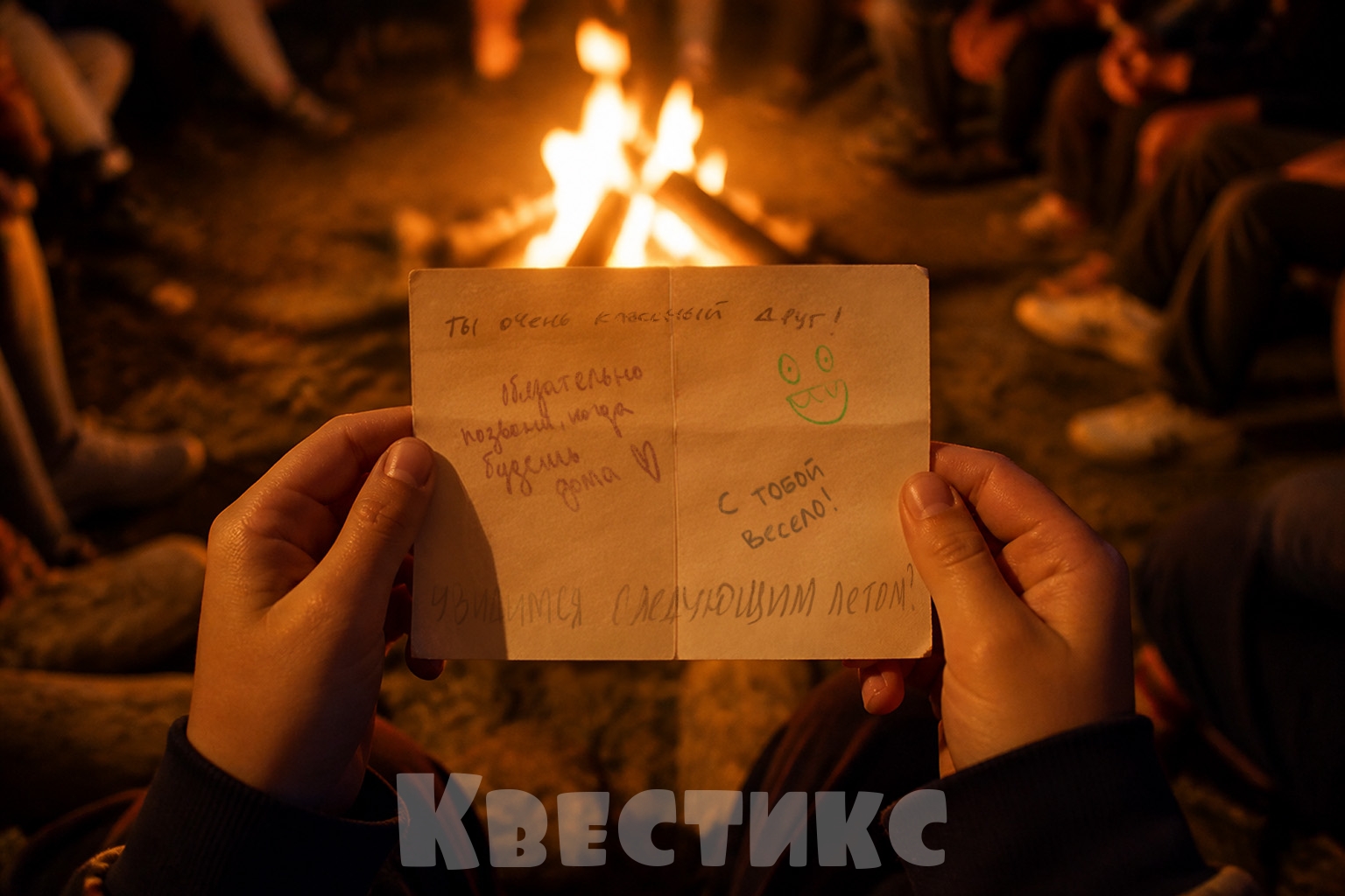 практика письмо в лагере