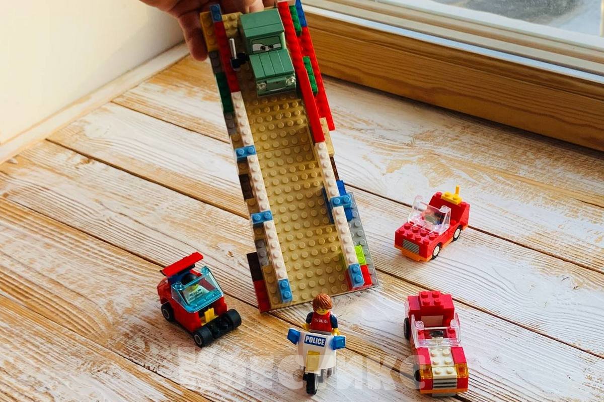 горки с лего