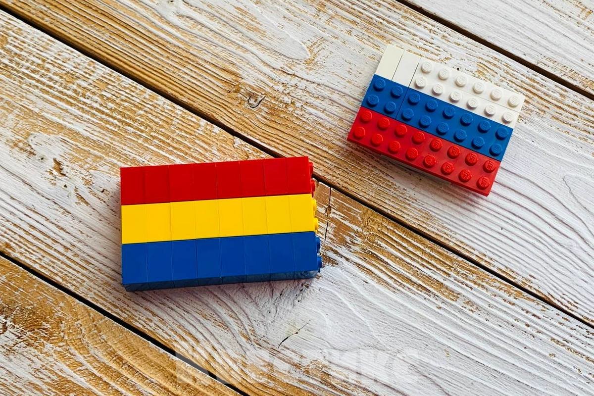 флаги из лего