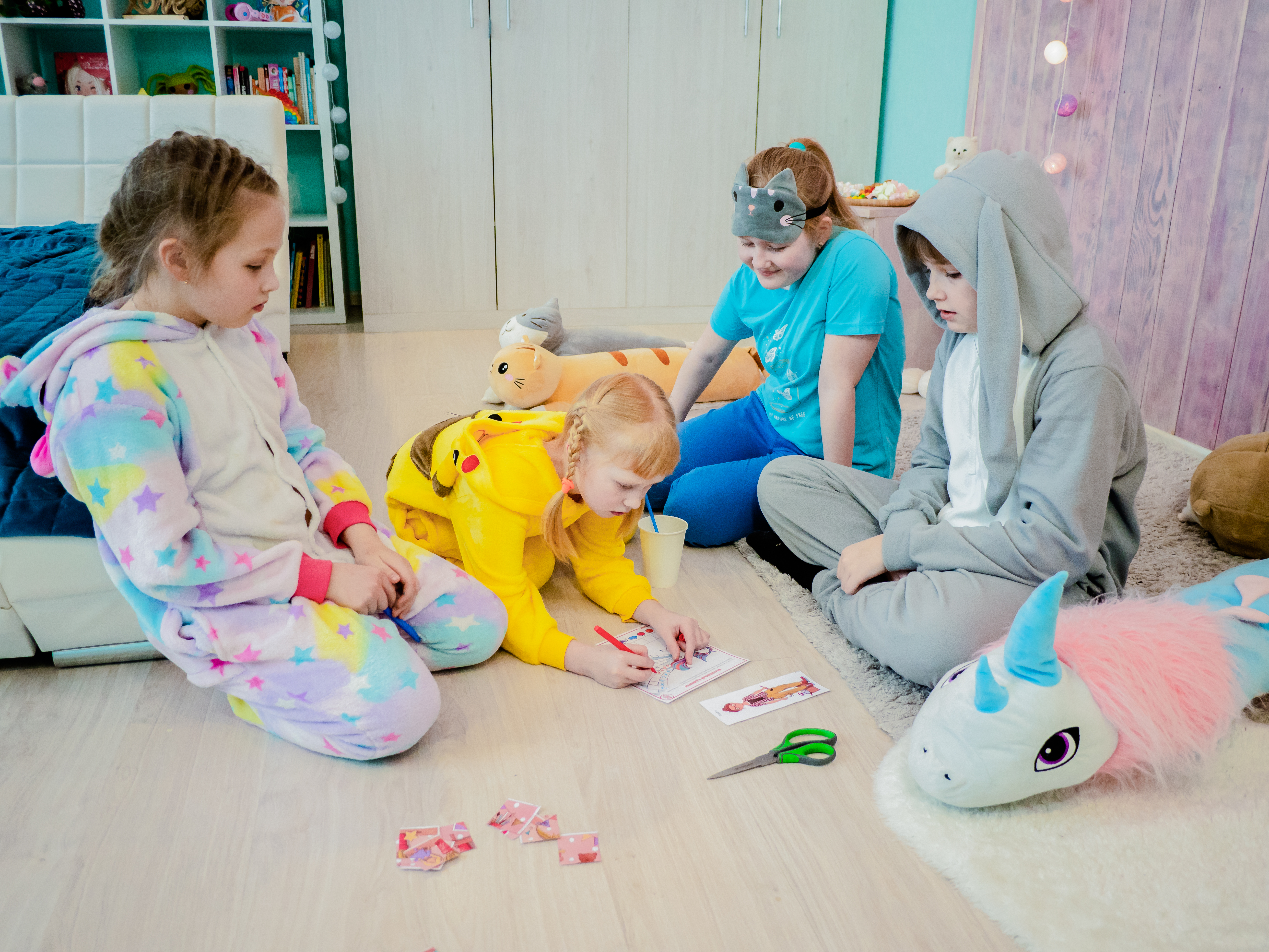 пижамная вечеринка для девчонок