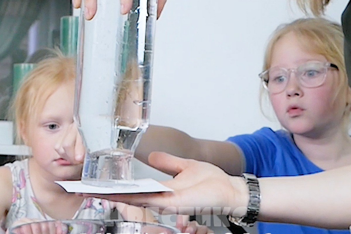 опыт с водой