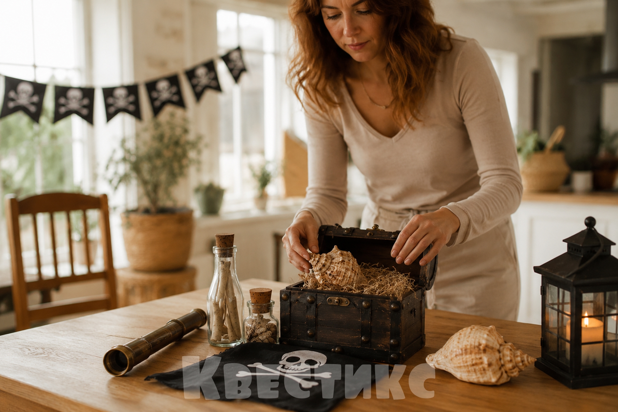 декор для пиратского праздника
