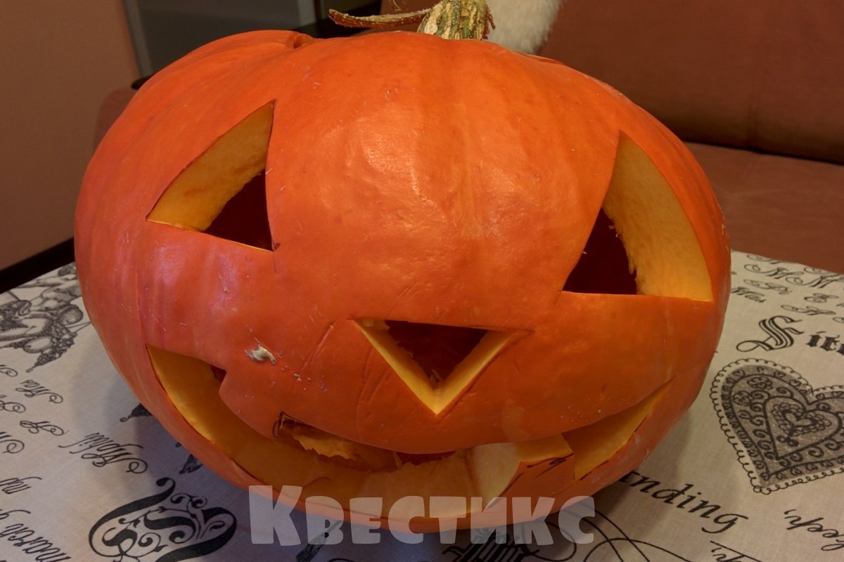 тыква на хэллоуин