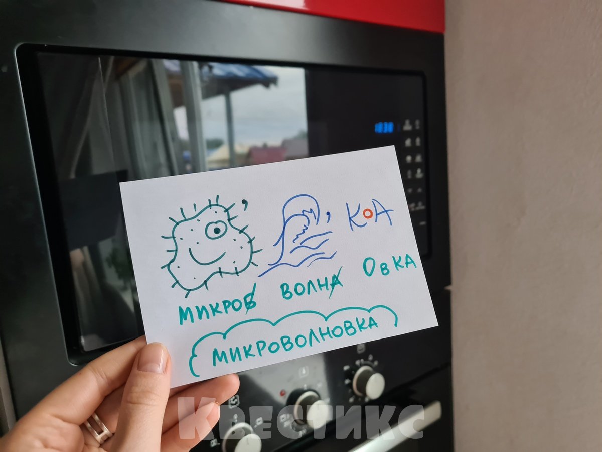 ребус про микроволновку