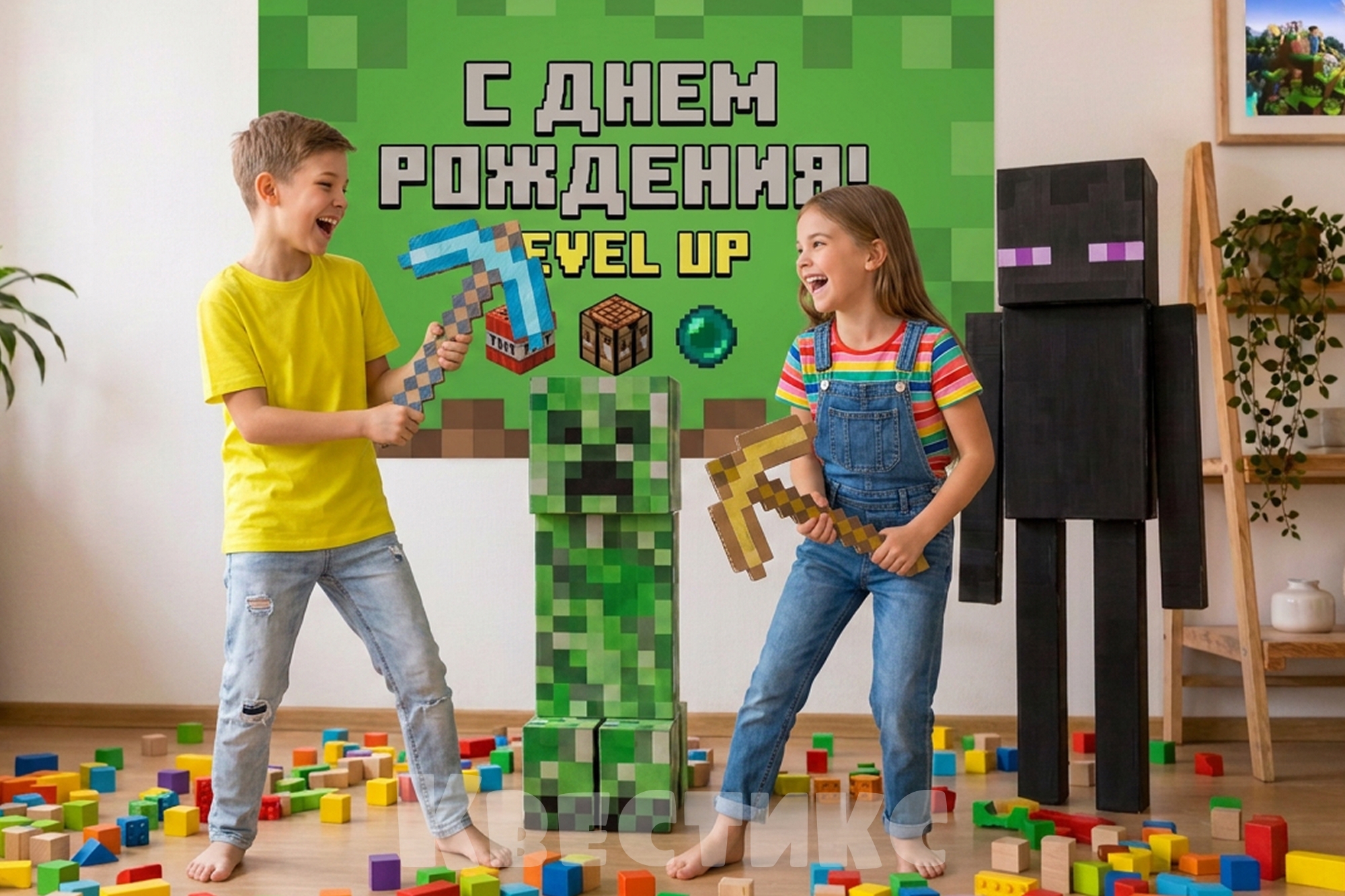 декор по майнкрафту