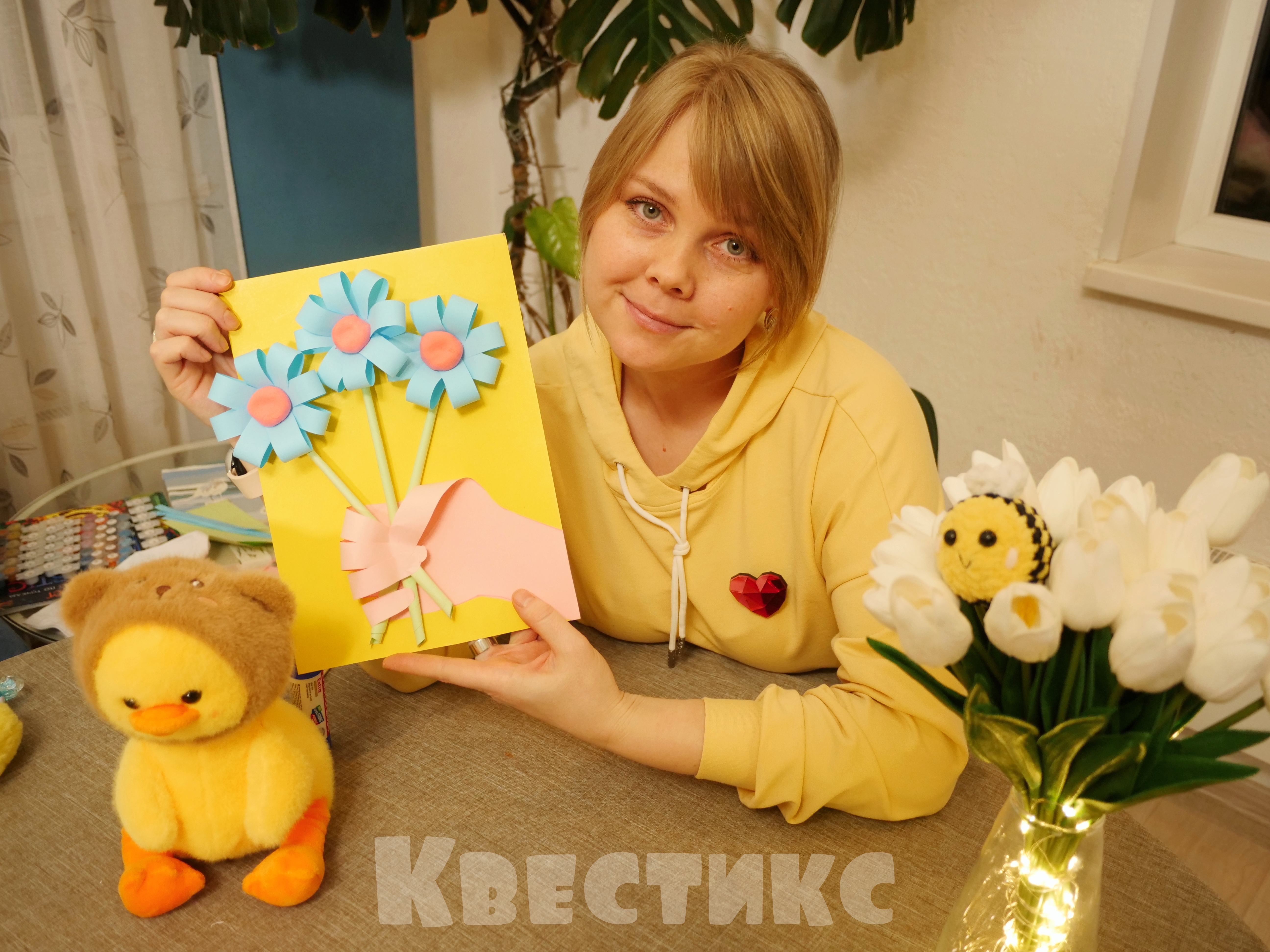 весенняя открытка своими руками