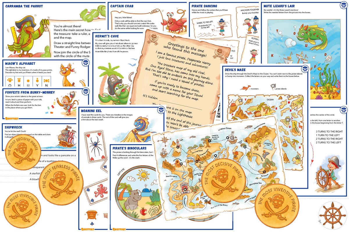 пиратский квест на английском