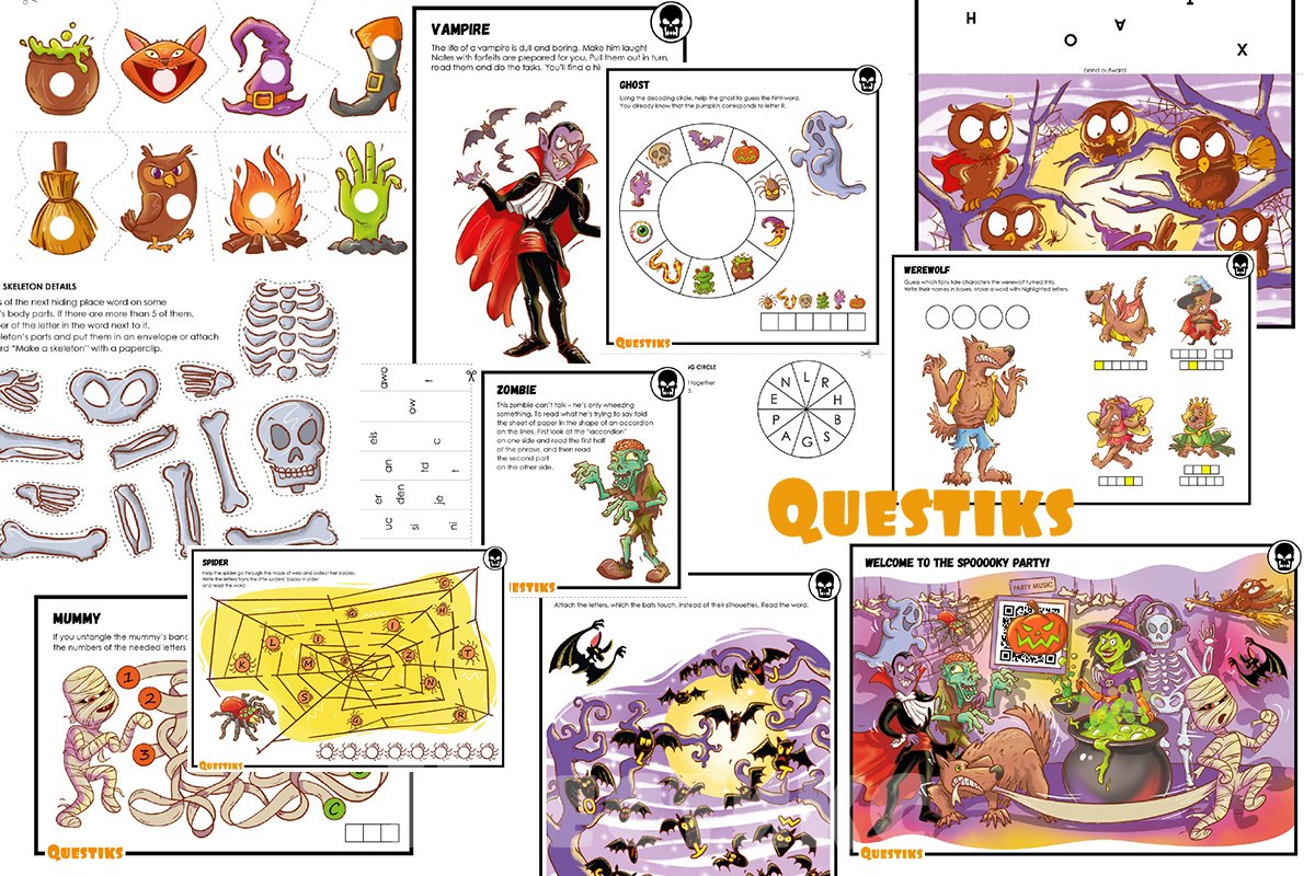 spooooky party questiks
