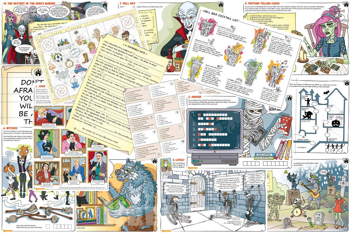 квест на хэллоуин на английском