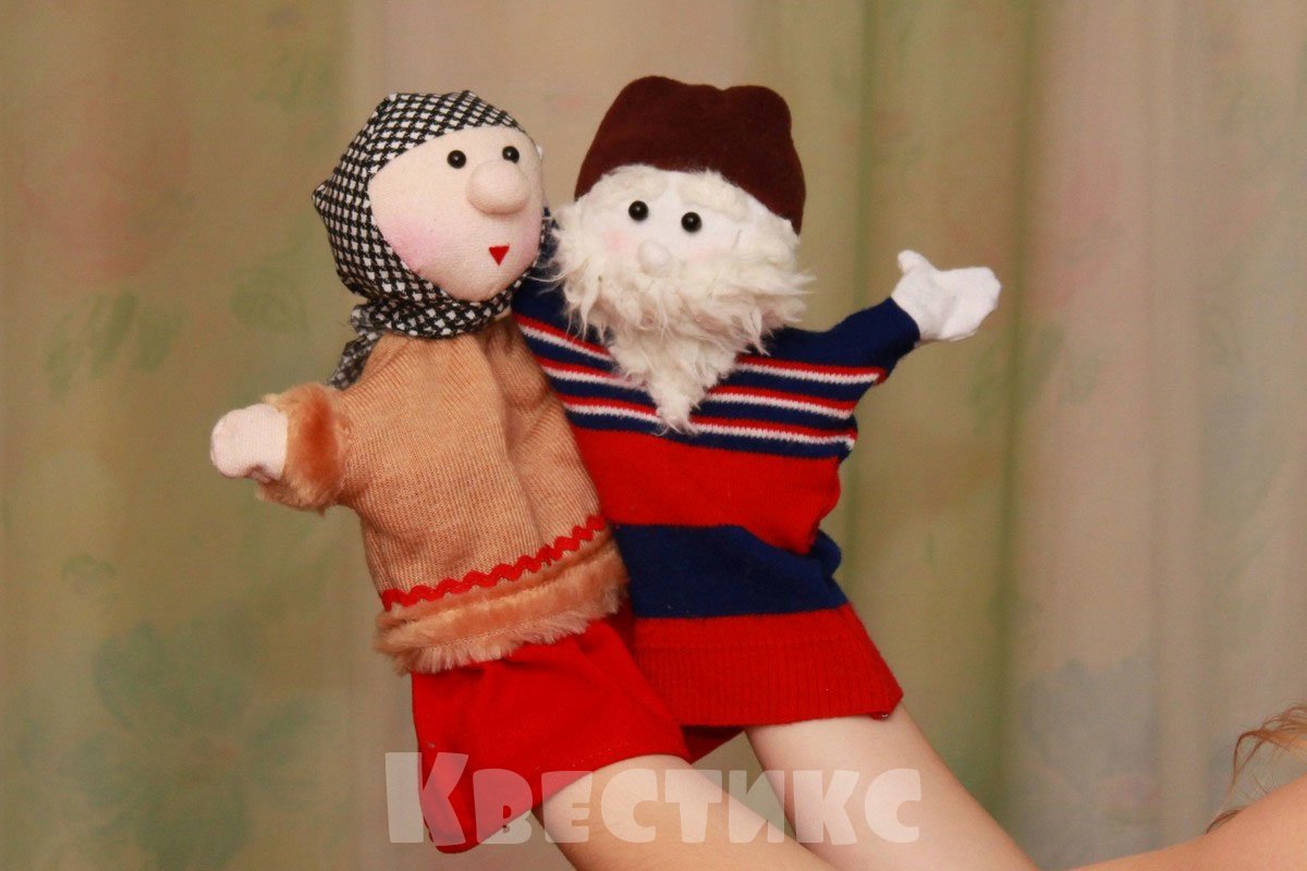 перчаточные куклы на руку