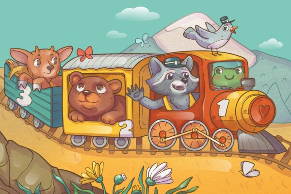Паровозик, 3+